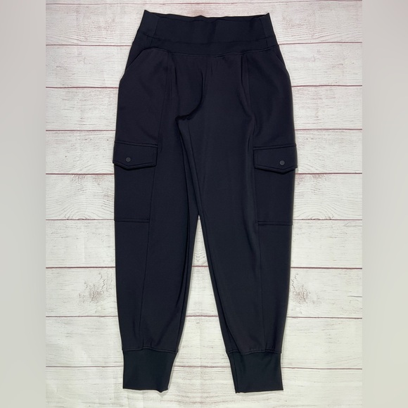 Athleta Venice Cargo Jogger - Small - high rise black stretch active pant - Picture 5 of 16